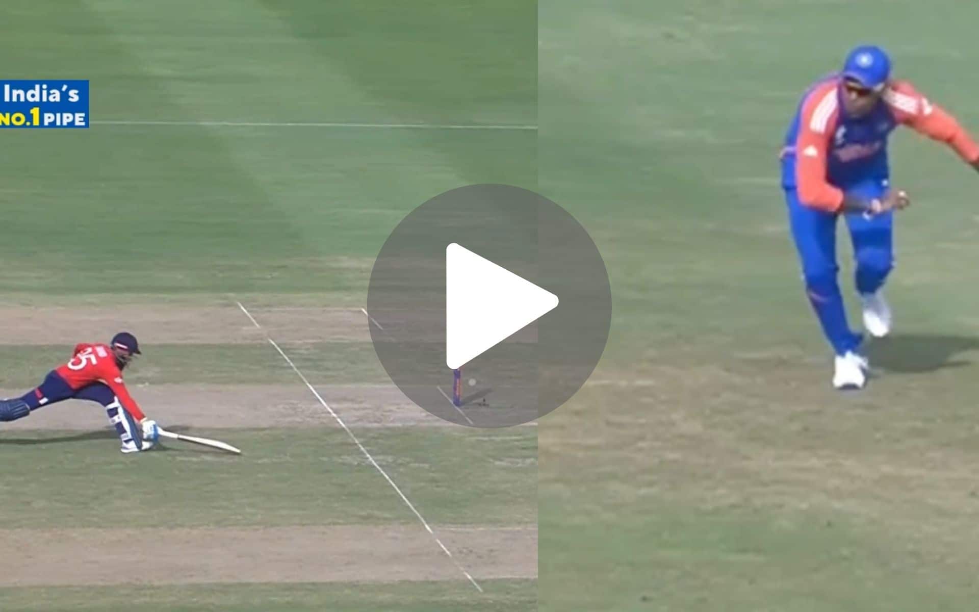 [Watch] SKY Turns Into Jonty Rhodes; Pulls Off A 'Cheetah' Run Out To Send England In Tatters